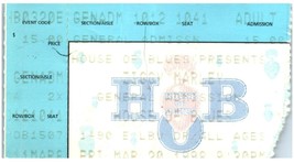 Vintage Ziggy Marley Ticket Stub March 20  1998 Chicago House Of Blues - £19.46 GBP