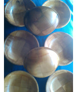 Wooden Bowls, Woven Wood Salad Bowls set of 8 Serving Bowls - $39.99