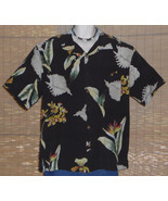 Island Republic Hawaiian Shirt Black Bird-of-Paradise Large - €14,48 EUR