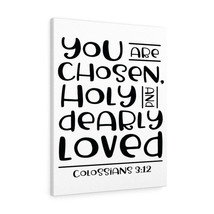   You Are Chosen Colossians 3:12 Bible Verse Canvas Christian Wa - £59.35 GBP+
