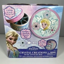 Disney Frozen Crystal Creations Musical Jewelry Box Design Your Own New - £10.89 GBP
