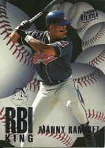1996 Ultra RBI Kings Manny Ramirez 6 Indians - £1.17 GBP