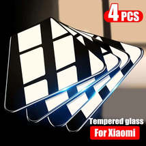 4PCS Protective Glass For Xiaomi Poco X3 X4 Pro F4 F3 X3 GT NFC F2 Pro Screen Pr - £7.64 GBP+