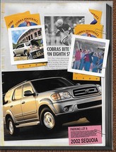 2002 Toyota SEQUOIA sales brochure catalog 02 SR5 Limited - $6.00