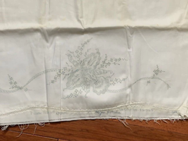 Vintage Vogart Orchid Stamped embroidery pillowcase set of 2 - $22.81