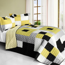 [Bee's Garden] Brand New Vermicelli-Quilted Patchwork Quilt Set Full/Queen - $101.99