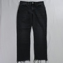 American Eagle 28 x 30 Fits 8 Slim Raw Hem Black Next Level Denim Jeans - £10.18 GBP