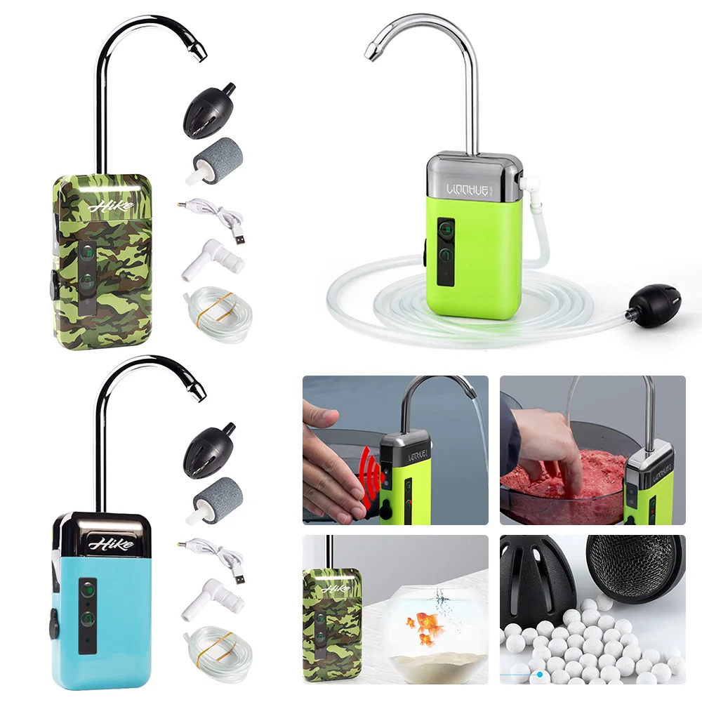 3 in 1 Portable Smart Fishing Oxygen Water Pump Rechargeable Outdoor Camping - £29.76 GBP+