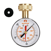 2-1/2" Water Pressure Test Gauge,House Water Pressure Gauge,Garden Hose ... - $11.71