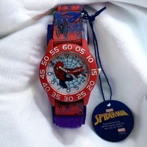 Marvel Spiderman Boys Red Watch With 3D Strap  - Time Teacher - £12.05 GBP