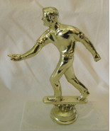Vintage Dartball Player Trophy Topper (Figurine)  - £39.33 GBP