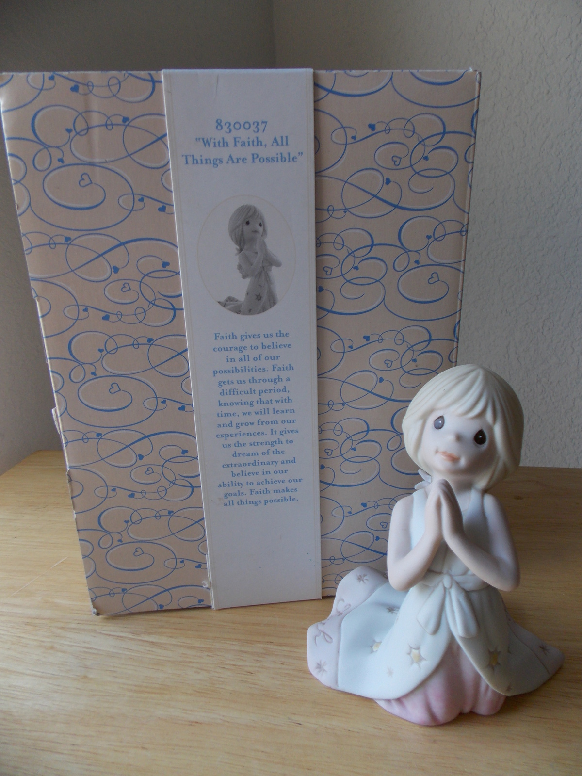 Primary image for 2008 Precious Moments “With Faith All Things Are Possible” Figurine 