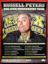 RUSSELL PETERS CANADIAN 2009 TOUR POSTER OFFICIAL AUTOGRAPHED With Dates... - $79.50