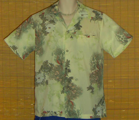 Primary image for RJC Limited Hawaiian Shirt Pale Green Medium