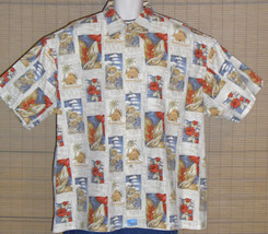PIERRE CARDIN Hawaiian Shirt Beige Size 2XL - $28.95