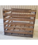 Vintage Humpty Dumpty Wooden Slats Egg Crate Box Carrier Farm Egg Decor - €29,91 EUR