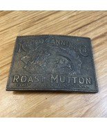 Vintage 1970s Range Canning Company Belt Buckle Cowboy Rancher KG JD - €25,49 EUR