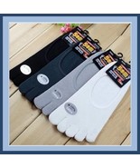 Mens Sporty Stretch Five Finger Toe Socks For Breathable Cotton Comfort - £29.67 GBP