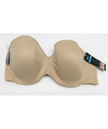 Bali Women&#39;s Bra Smoothing Convertible Strap Nude Size 42C Underwire - £33.05 GBP