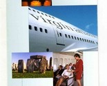 Virgin Atlantic A Departure From Ordinary Flight Brochure  - £13.92 GBP