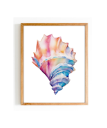 Watercolor Seashells Art Home Decor Shells Wallart - Digital Download - $1.19