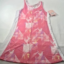 Marika Girls Tank Top Dress Paint Splatter Design Pink White Yellow Size 10-12 - £25.22 GBP