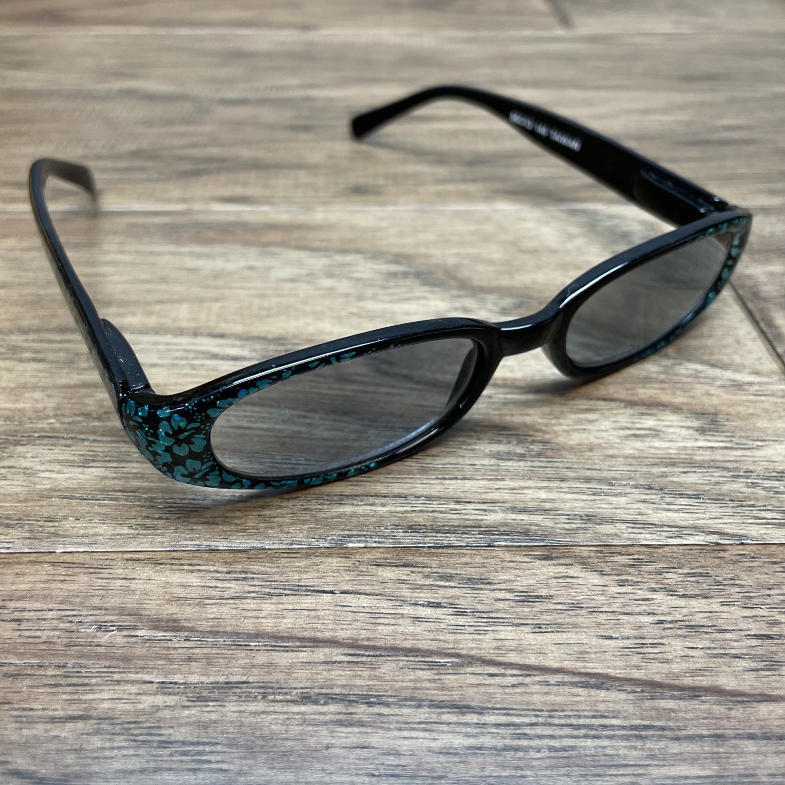 Blue Shimmer Beach Flower +2.50 Reader Sunglasses Luxury Fashion KG - $4.94