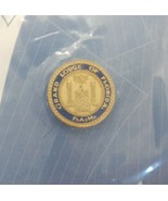 Vintage 1996 Grand Lodge of Florida Masonic Pin FAM 24 Karat Gold Plate - $15.02 CAD