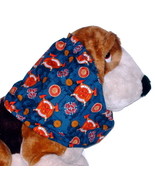 Fire Fighter Emblems Navy Cotton Dog Snood Size Puppy SHORT CLEARANCE - £3.79 GBP