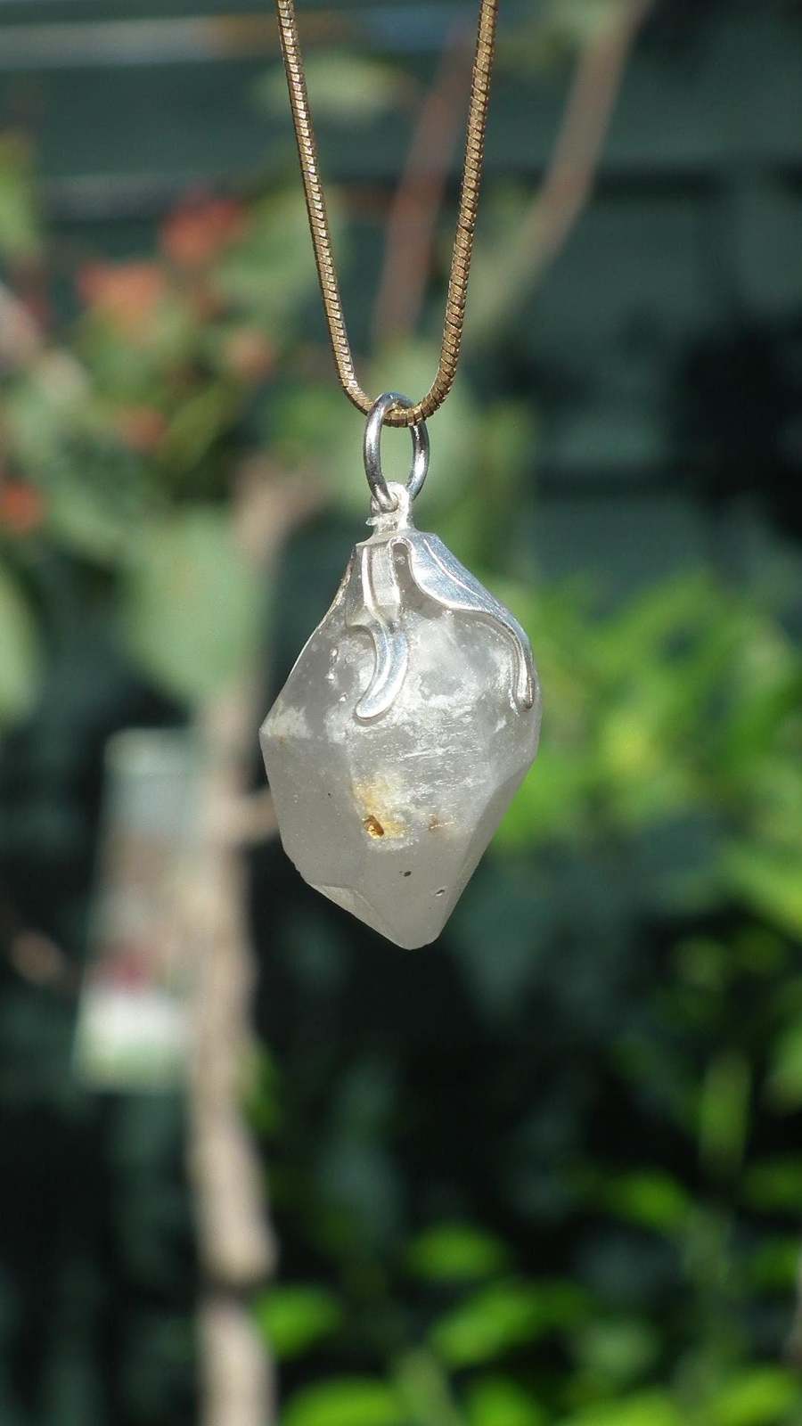 Herkimer diamond necklace // XXL Herkimer diamond necklace - $22.82+