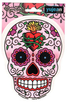 DAY OF THE DEAD SUGAR SKULL STICKER DECAL DIA LOS MUERTOS halloween - $4.99