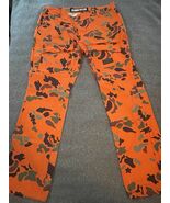 MEN&#39;S BBC BILLIONAIRE BOYS CLUB CAMPER PANT IN ORANGE CAMO Size 40 - €85,36 EUR