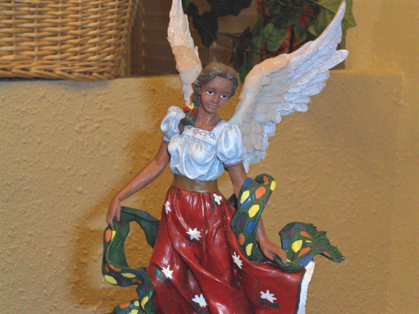 Christmas Angel Music Box Figurine - Hark the Herald - $29.99