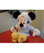 Disney Christmas Minnie Mouse Plush Stuffed Animal - £12.82 GBP