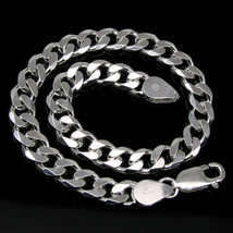 Solid Genuine 925 Sterling Silver Curb Link Chain Men's Bracelet Man Jewelry   1 - $42.00