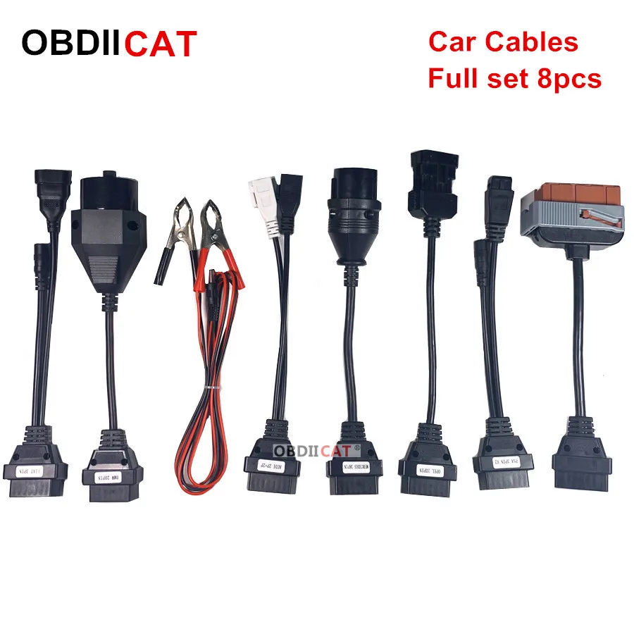 Hot Sale Truck Cables OBD2 OBDII car cable Tru Diagnostic tool connect cable 8 P - £67.43 GBP