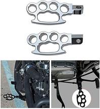 JMEI Aluminum Control Flying Foot Peg Fit for Harley V-Rod Sportster Dyna Softai - £46.13 GBP