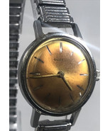 Gubelin Women’s Watch Automatic Movement Acier Inoxyable WORKS! 1950/60s... - $147.51