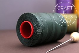 0.8mm Green Ritza 25 Tiger Waxed Polyester Thread 25 - 500m length (125m). Juliu - $27.44