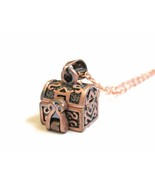 Copper Prayer Box or Keepsake Box Necklace for Special Note or Small Object - £21.96 GBP