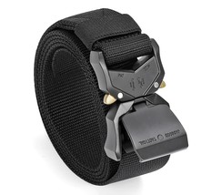 Men Nylon Belt Military Use Web Belt Heavy-Duty Quick-Release Metal Buckle - $15.99