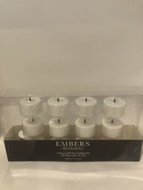 Embers By Bombay Battery Oper. Led Tea Lights Candles Electric Flameless 12 Pcs - $22.95