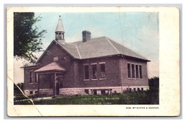 Public School Building Olos Iowa IA 1908 DB Postcard J20 - £15.27 GBP