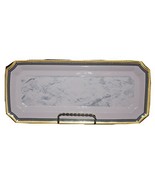 H&amp;C Rose Porcelain 12&quot; Hand Painted, Gold Trim, Tray - Czech Republic - £27.18 GBP