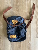 VINTAGE CAMP TRAILS Navy Blue Kids Mee Too Daypack Smokey The Bear - £12.85 GBP