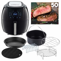 GoWISE USA GWAC22003 5.8-Quart Air Fryer with Accessories, 6 Pcs, and 8 ... - $133.99