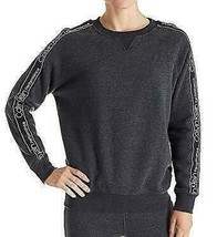 Calvin Klein Womens Performance Logo-Sleeve Fleece Sweatshirt, Size Medium - $34.65