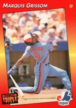 1992 Donruss Baseball Triple Play #47 Marquis Grissom Baseball Card - £1.37 GBP