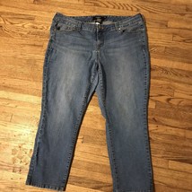 Torrid Straight Stretch Jeans Womens Plus Size 18 Blue Dark Wash Denim - $14.70