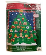NIP Dimensions Feltworks Kit 8125 Christmas Tree Countdown Advent 17&quot; x ... - £25.55 GBP